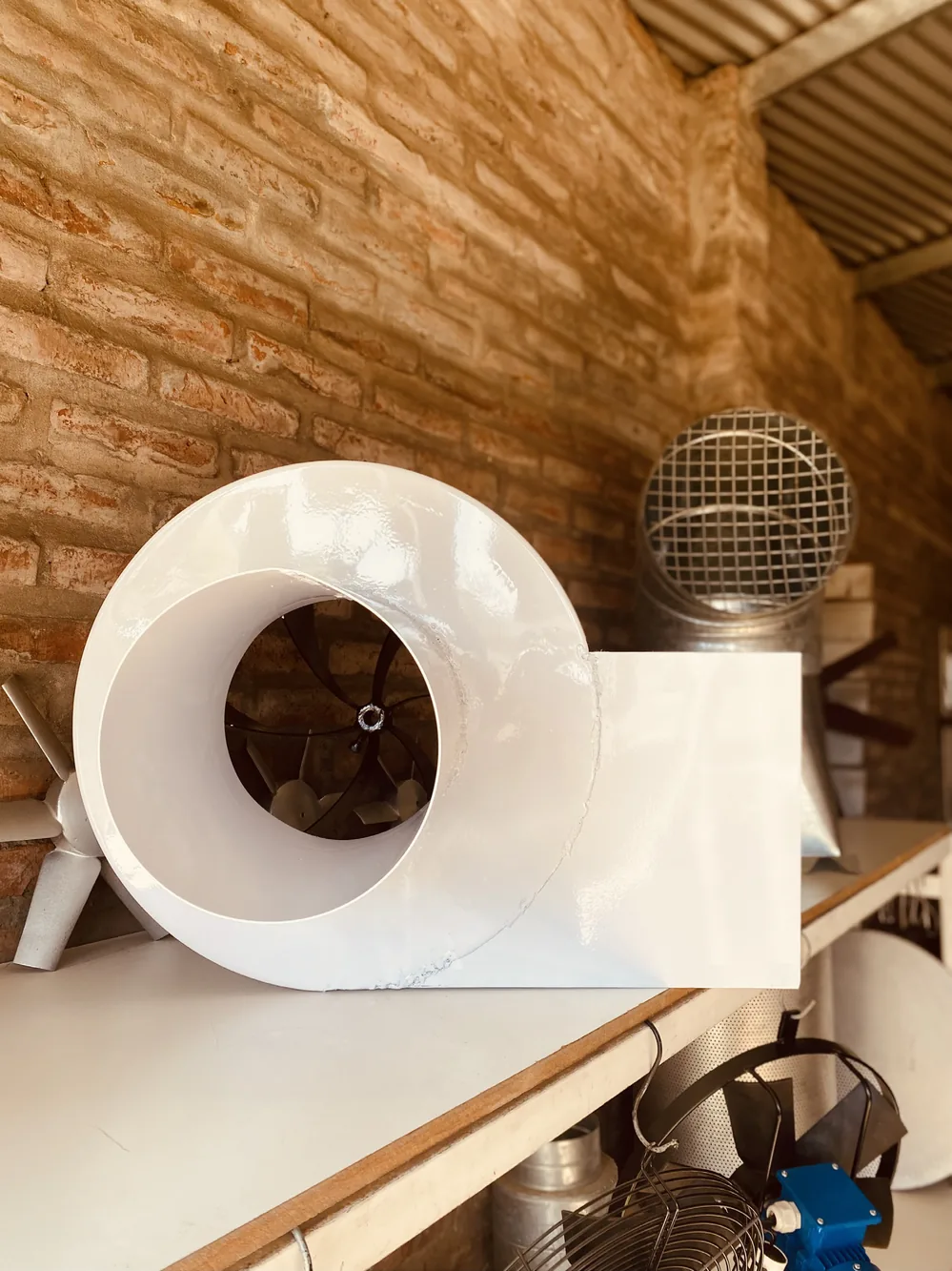 Ventilador centrífugo terminado