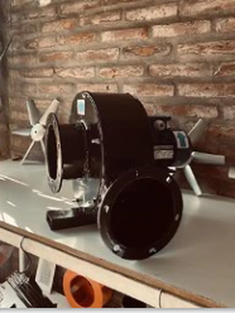 Ventilador centrífugo con motor acoplado